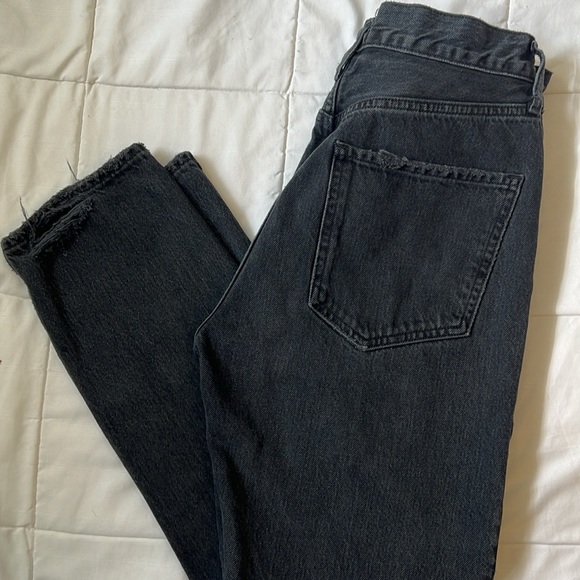 Agolde Riley High Rise Crop in Edit - Picture 6 of 7